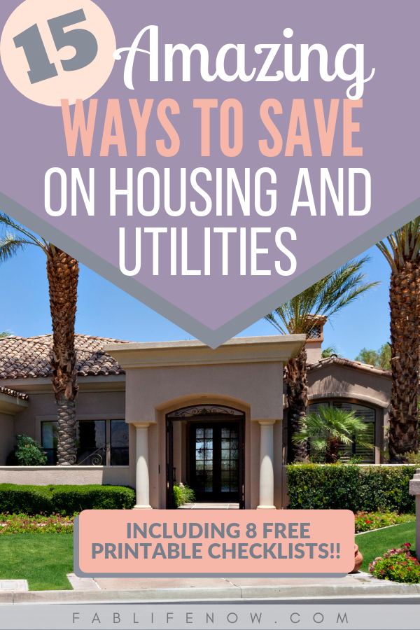 amazing ways to save on housing, cut your utility budget, save money on housing