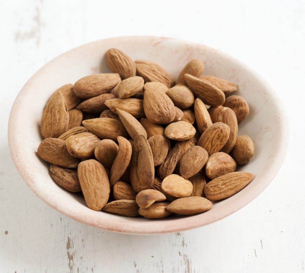 bowl full of almonds eating well to feel better