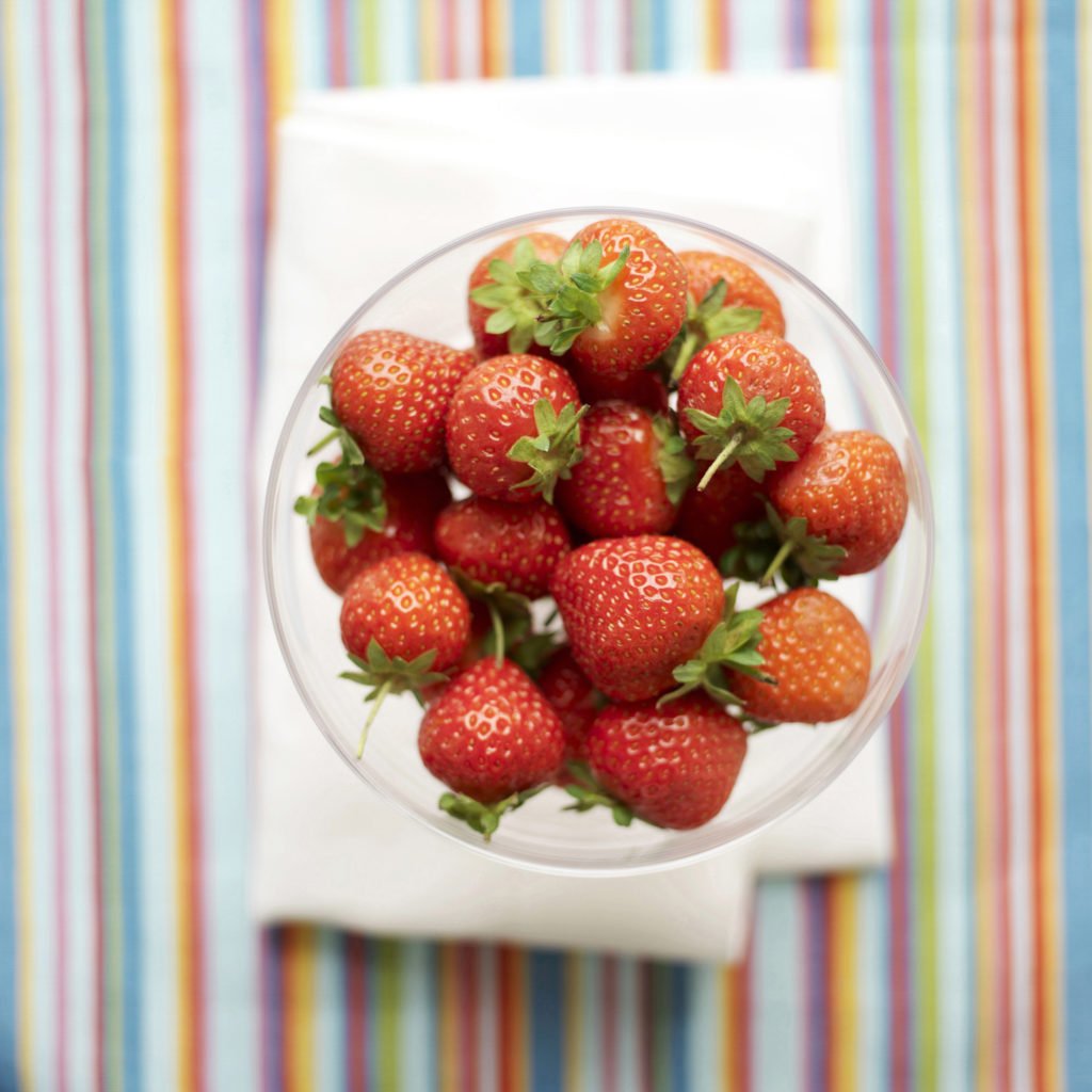 bowl of strawberries