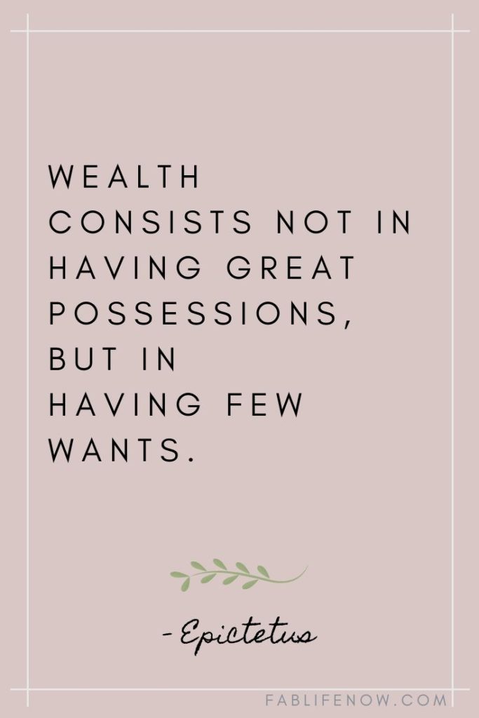 Epictetus financial freedom quote